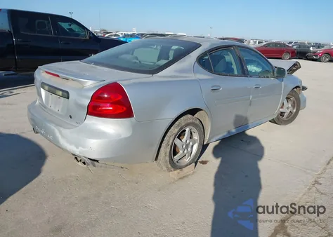 2004 Pontiac Grand Prix Gt1 from USA, damaged, VIN 2G2WP522641163798